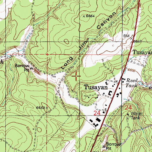 Topographic Map of Madison Aviation Heliport, AZ
