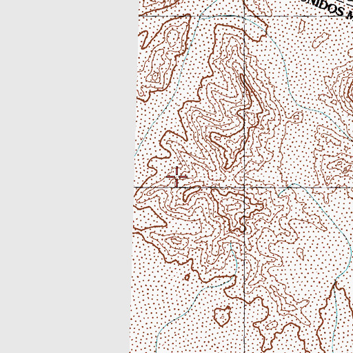 Topographic Map of La Jolla Wash, AZ