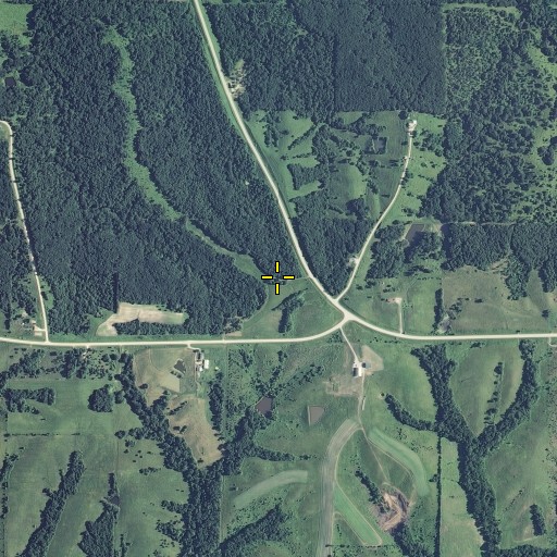 Aerial/Satellite Image of Elm Cemetery, IA