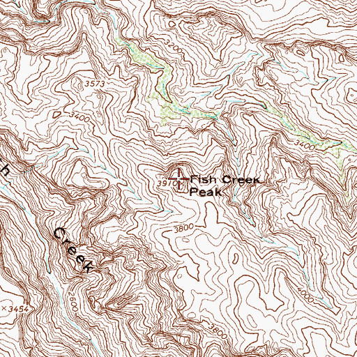 Topographic Map of Coronado Summit (historical), AZ