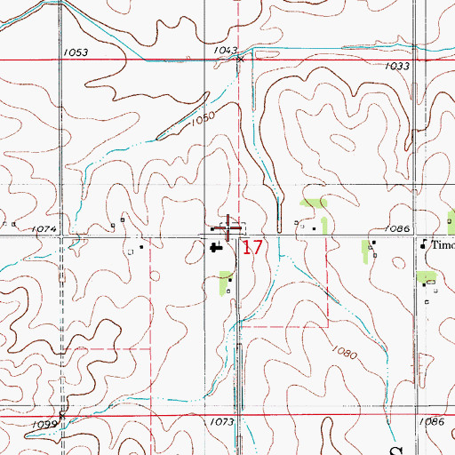 Topographic Map of First Christian Reformed Church, IA