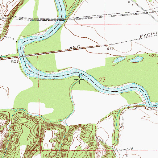 Topographic Map of Goose Creek, IA