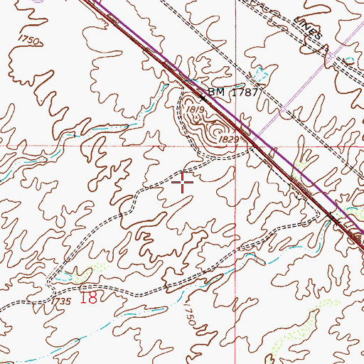 Topographic Map of KVVA-FM (Apache Junction), AZ