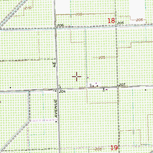 Topographic Map of KYXI-FM (Yuma), AZ