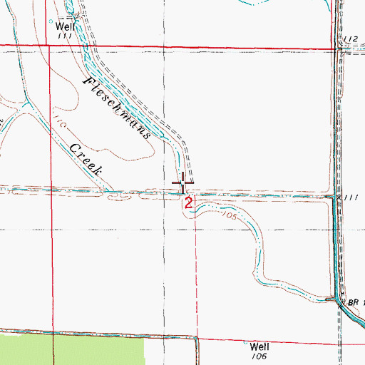 Topographic Map of Hogpen Creek, AR