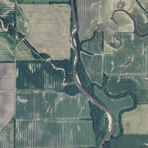 Aerial/Satellite Image of Indian Creek, MO