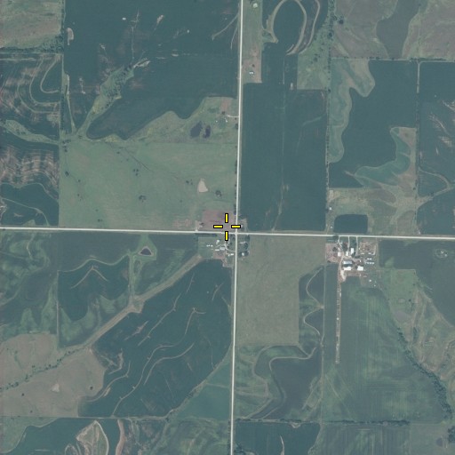 Aerial/Satellite Image of Iveyville, IA