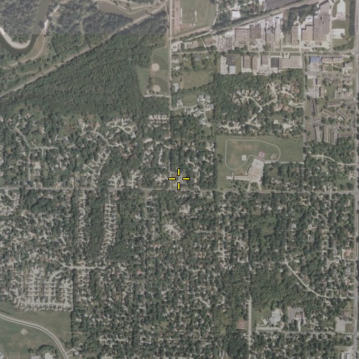 Aerial/Satellite Image of Jefferson School, IA