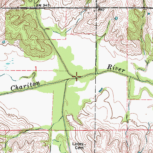 Topographic Map of Jordan Creek, IA