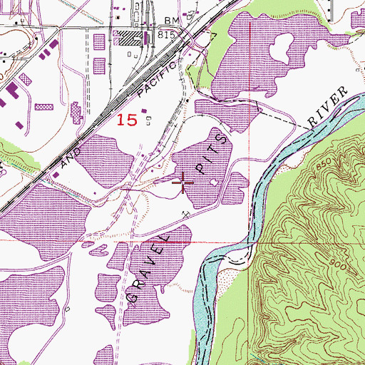Topographic Map of Jordan Creek, IA