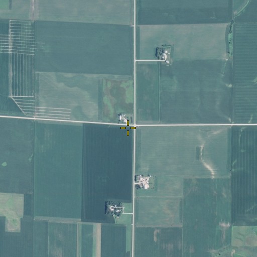 Aerial/Satellite Image of Lizard Township Hall, IA