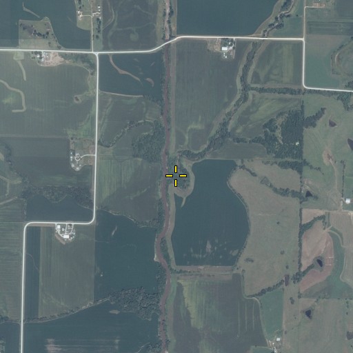 Aerial/Satellite Image of Long Branch, IA
