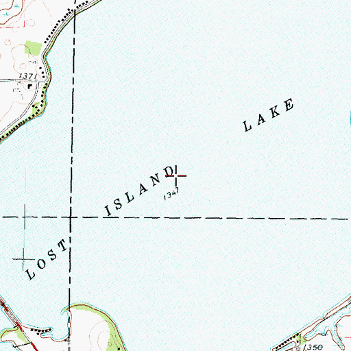 Topographic Map of Lost Island Lake, IA