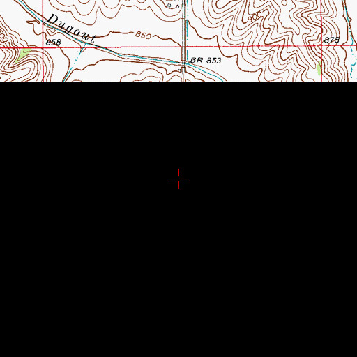 Topographic Map of Lytle Cemetery, IA
