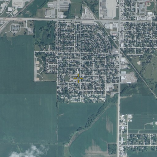 Aerial/Satellite Image of Madison School, IA