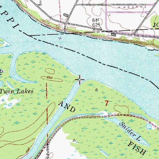 Topographic Map of Maquoketa River, IA