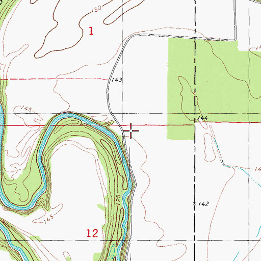 Topographic Map of Antioch Church, AR