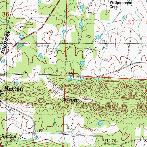 Topographic Map of Arkwild Camp, AR