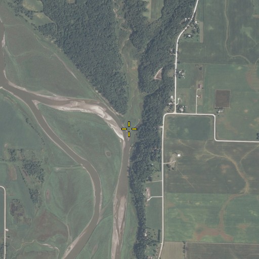 Aerial/Satellite Image of Murphy Branch, IA