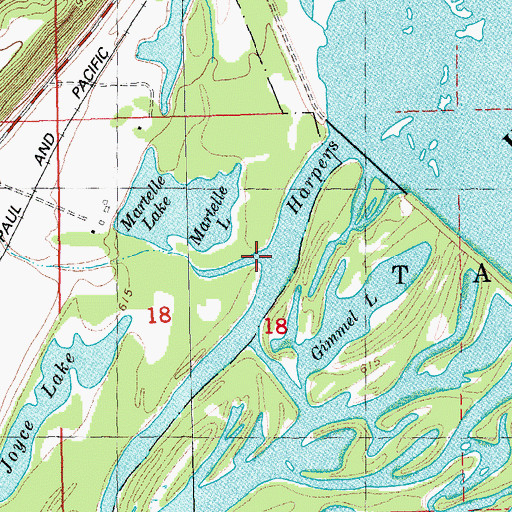 Topographic Map of Oil Spring Creek, IA