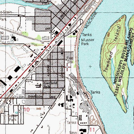 Topographic Map of Oregon Field, IA