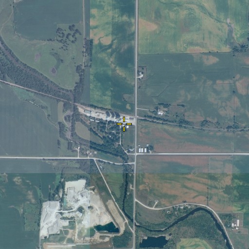 Aerial/Satellite Image of Portland, IA