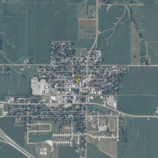 Aerial/Satellite Image of Prairie City, IA