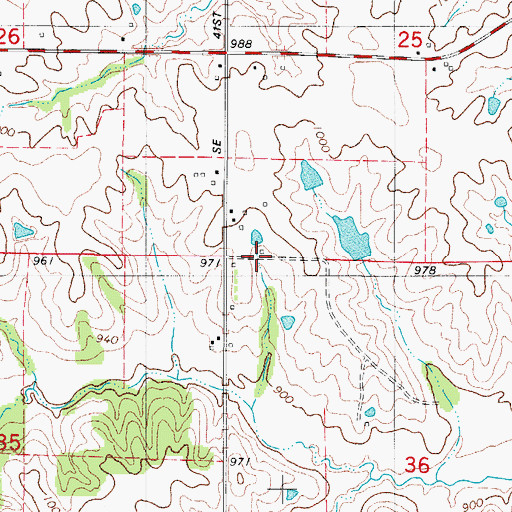 Topographic Map of Primrose School, IA