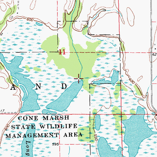 Topographic Map of Richey Creek, IA