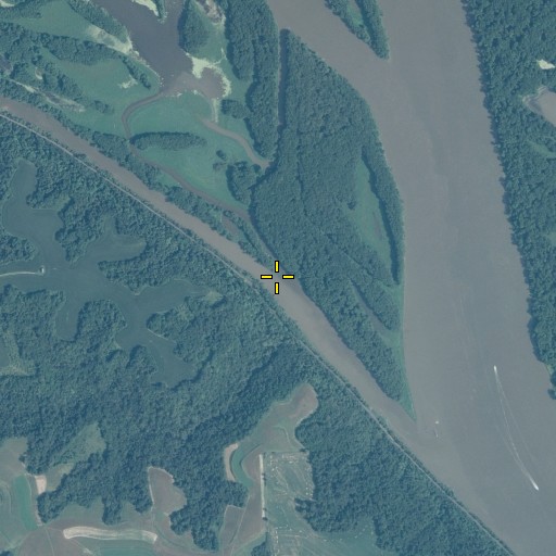 Aerial/Satellite Image of Running Slough, IA