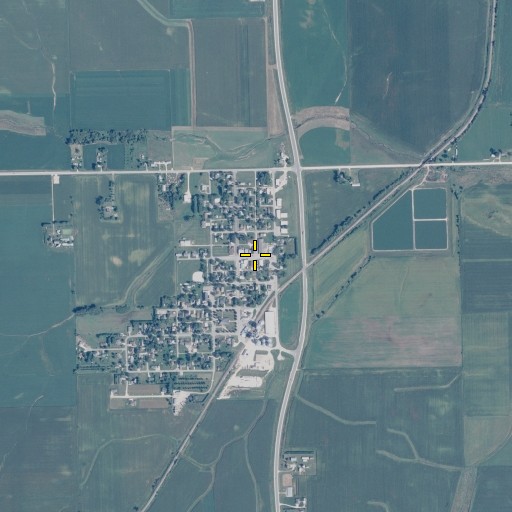 Aerial/Satellite Image of Ryan, IA