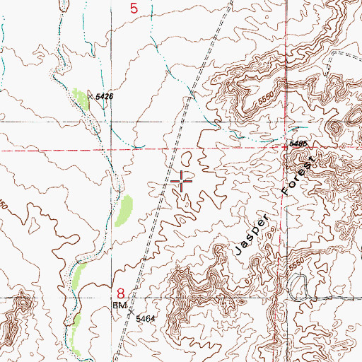 Topographic Map of First Forest, AZ