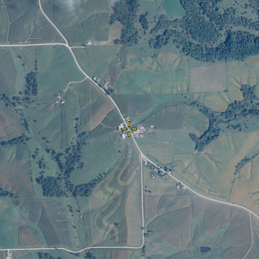 Aerial/Satellite Image of South Garry Owen, IA