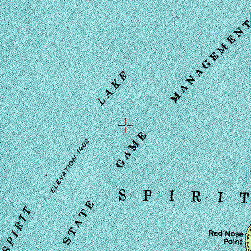 Topographic Map of Spirit Lake, IA