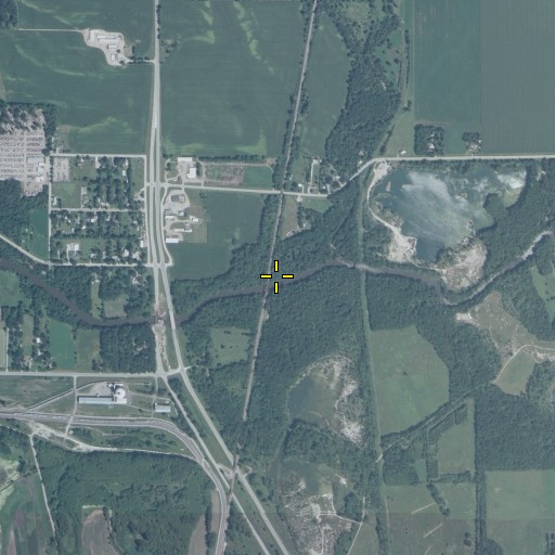 Aerial/Satellite Image of Spring Creek, IA