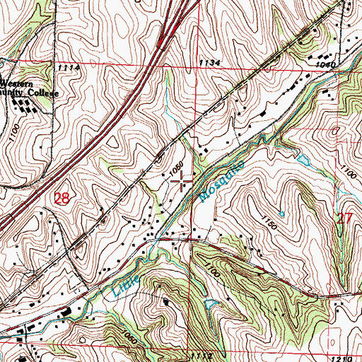 Topographic Map of Sunnydale School, IA