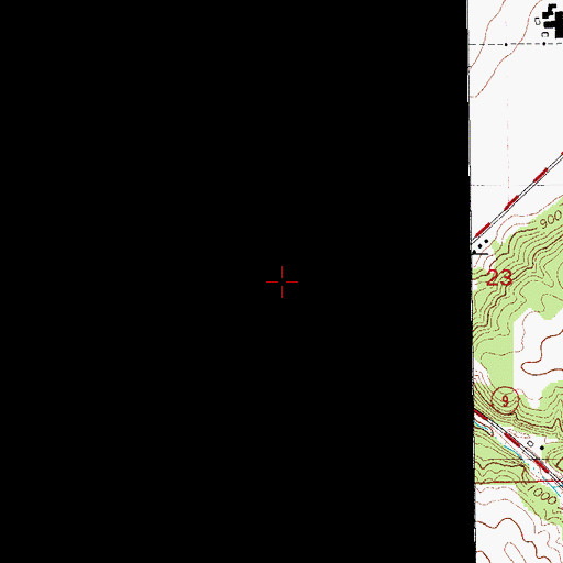 Topographic Map of Trout Run, IA