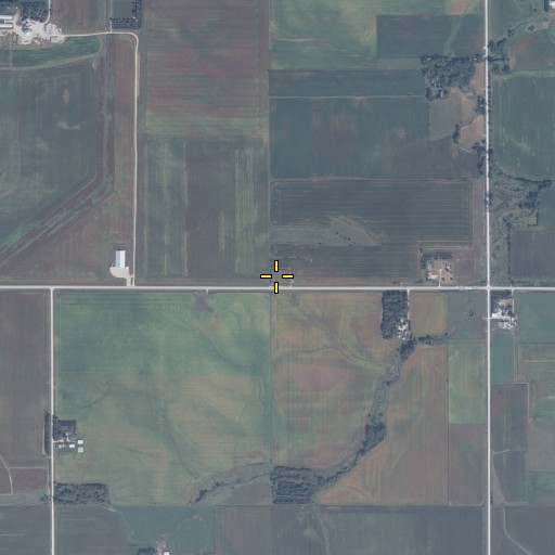 Aerial/Satellite Image of Wilmar Cemetery, IA