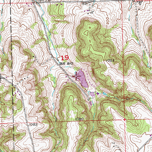Topographic Map of Lake Eleanor Dam, IA