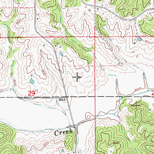 Topographic Map of Lake Sundown, IA