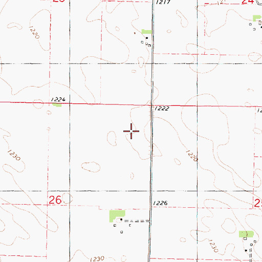 Topographic Map of KEMB-FM (Emmetsburg), IA