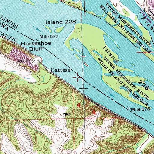 Topographic Map of E B Lyons Prairie-Woodlawn Preserve, IA