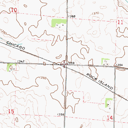 Topographic Map of Maclay (historical), IA