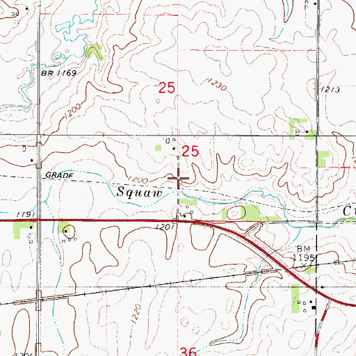 Topographic Map of Washington, IA