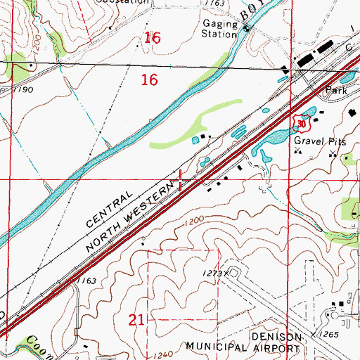 Topographic Map of Kimze, IA