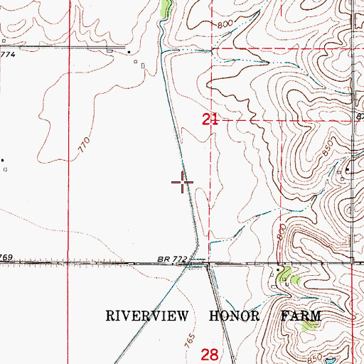 Topographic Map of Wilson (historical), IA
