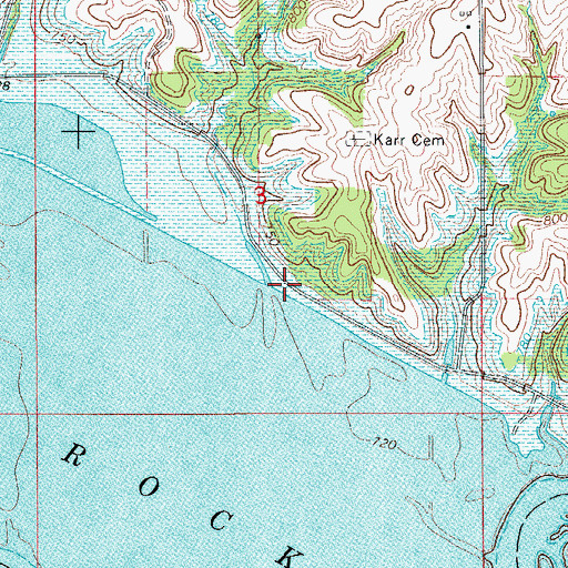 Topographic Map of Eifield (historical), IA