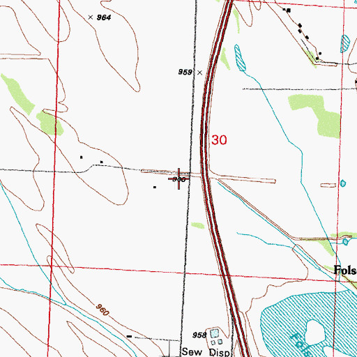 Topographic Map of Hentons (historical), IA
