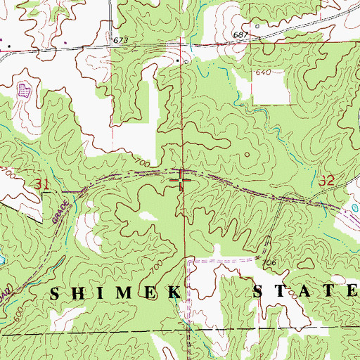 Topographic Map of Keteban Switch (historical), IA