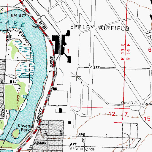 Topographic Map of The Narrows, IA